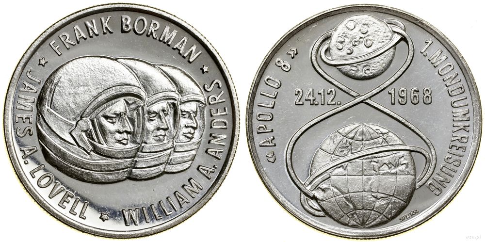 Szwajcaria, medal pamiątkowy, 1968