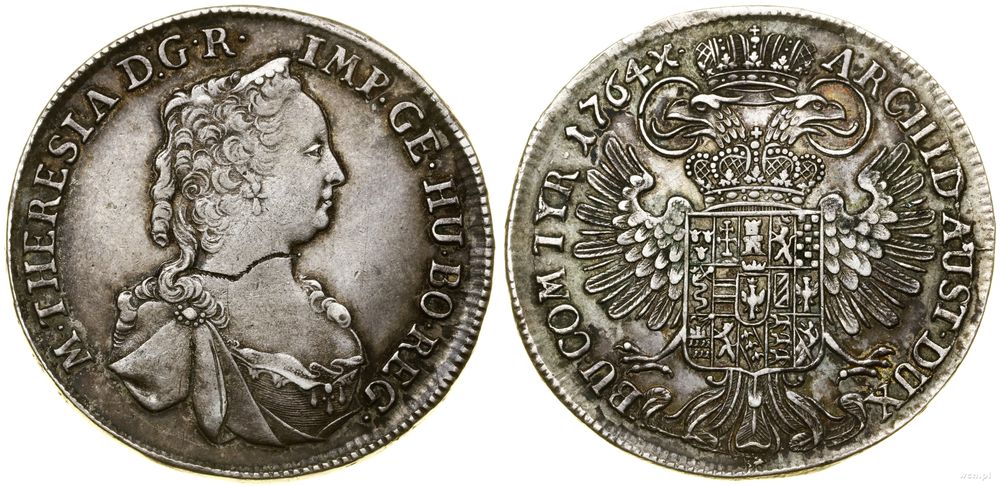 Austria, półtalar, 1764