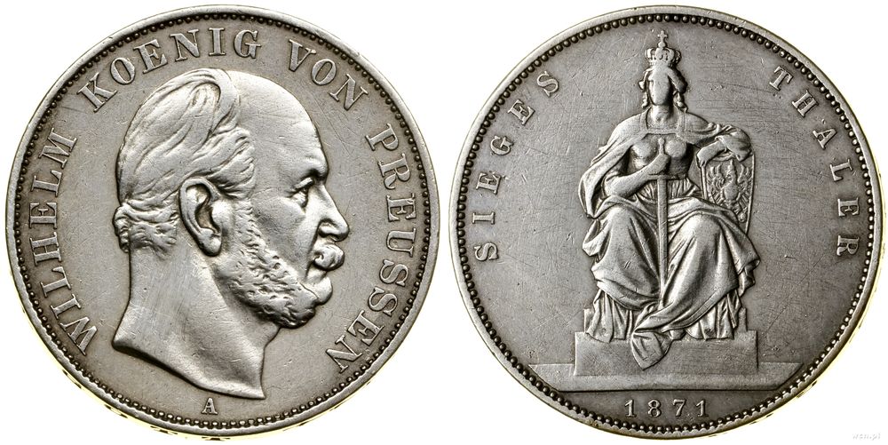 Niemcy, talar, 1871 A