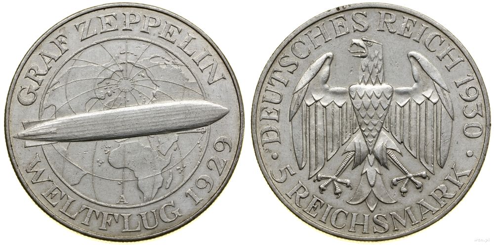 Niemcy, 3 marki, 1930 A