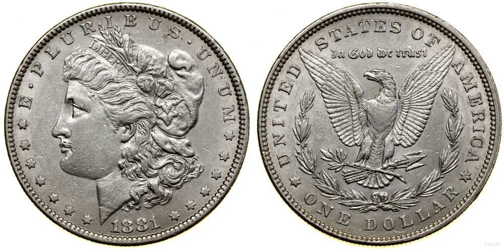 Stany Zjednoczone Ameryki (USA), 1 dolar, 1881