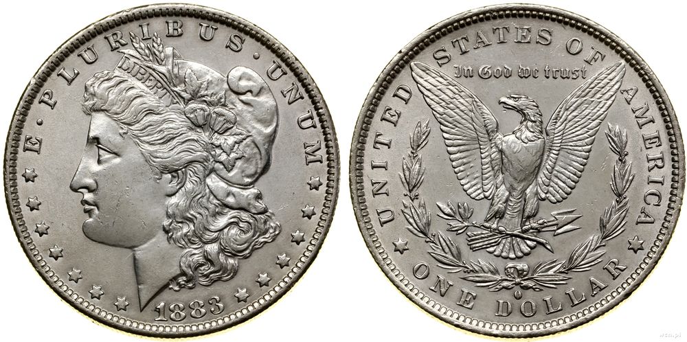 Stany Zjednoczone Ameryki (USA), 1 dolar, 1883 O