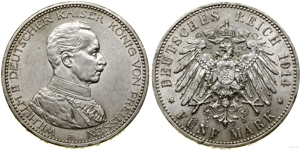 Niemcy, 5 marek, 1914 A