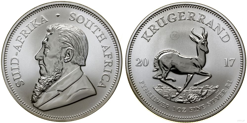 Republika Południowej Afryki, 1 krugerrand, 2017