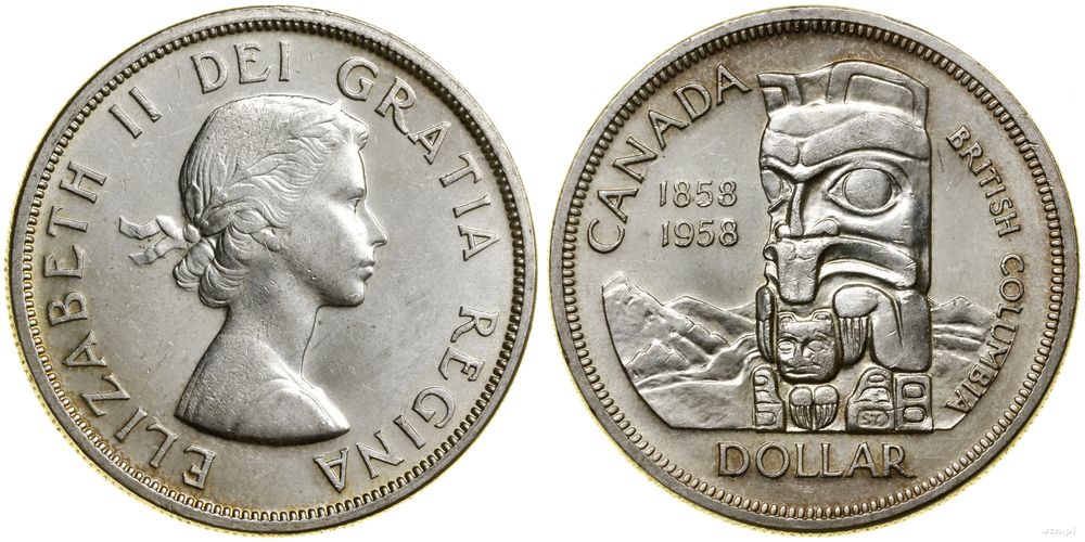 Kanada, 1 dolar, 1958