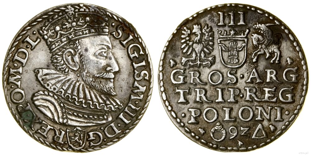 Polska, trojak, 1592