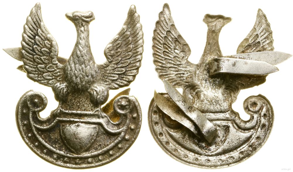 Polska, orzeł do czapki, 1917/1918