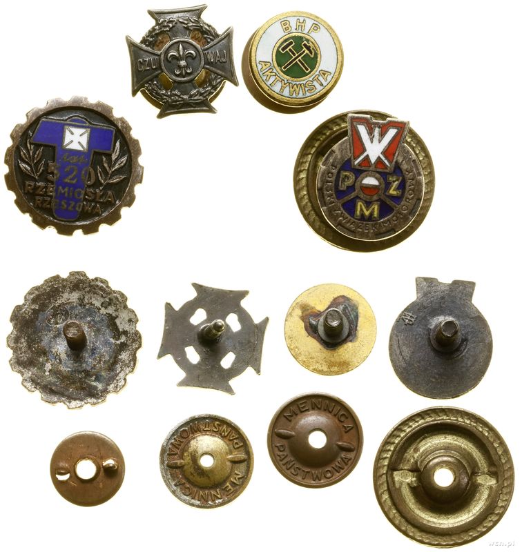 Polska, zestaw 4 odznak