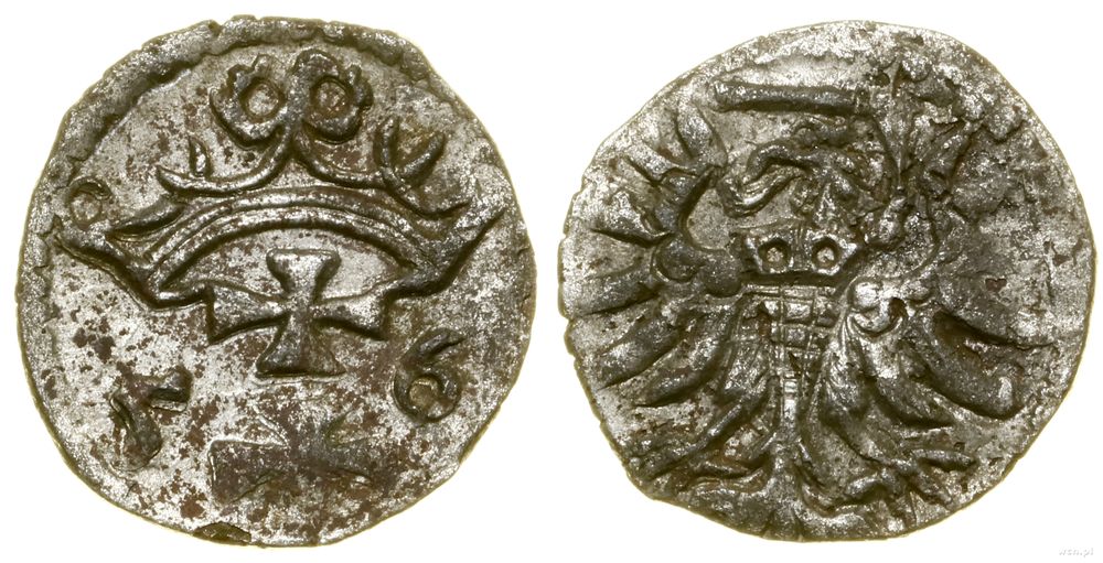Polska, denar, 1556