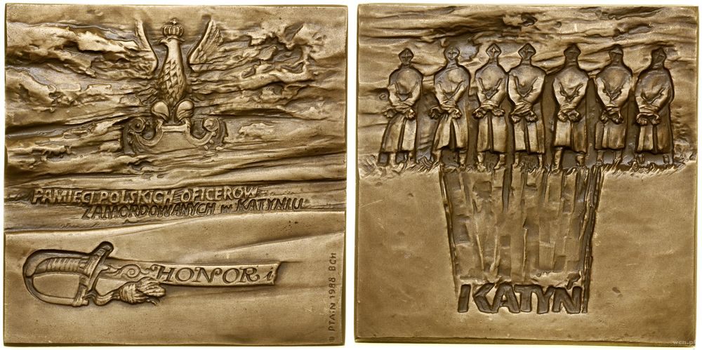 Polska, medal – Katyń, 1988