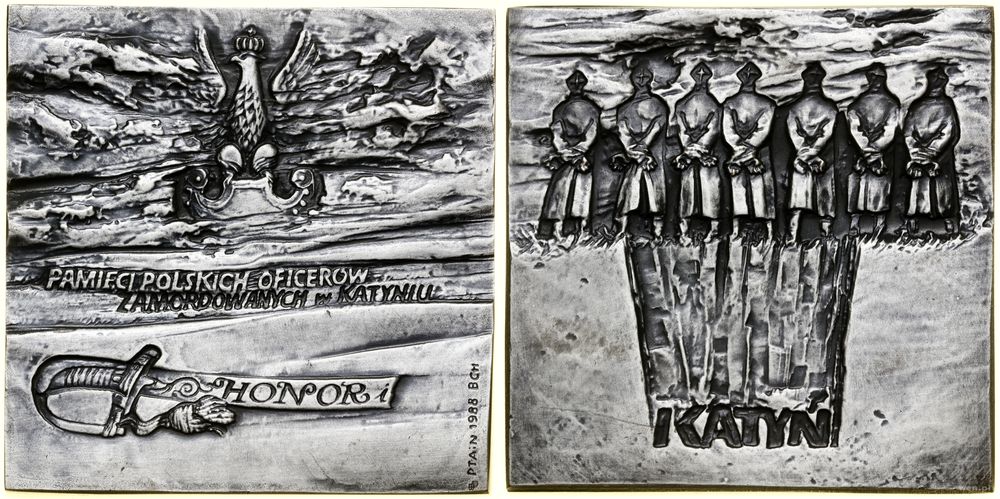 Polska, medal – Katyń, 1988