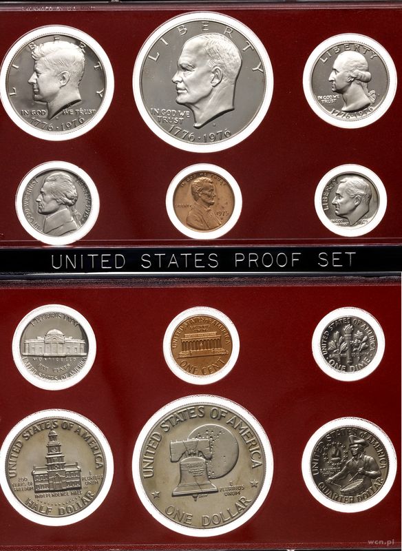 Stany Zjednoczone Ameryki (USA), zestaw rocznikowy, 1975