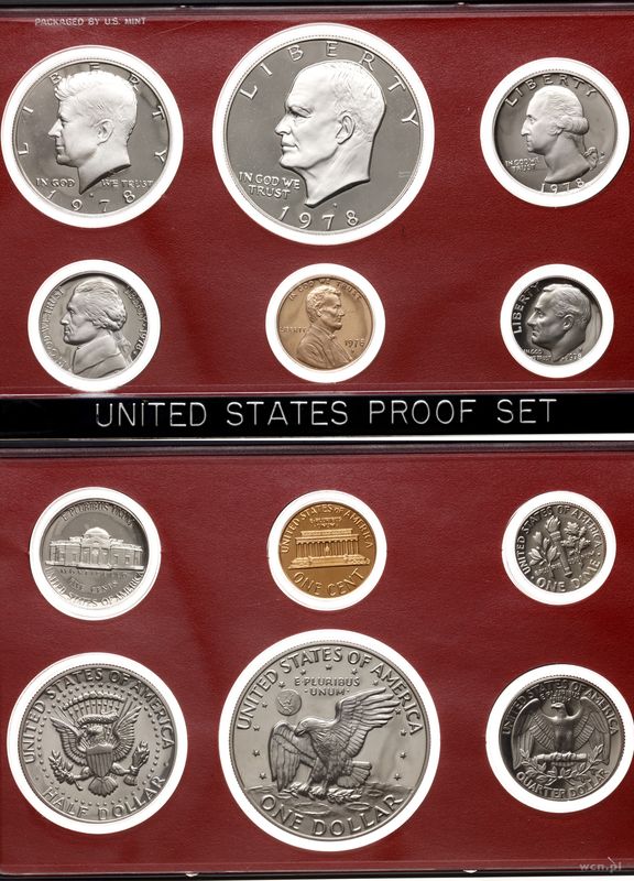 Stany Zjednoczone Ameryki (USA), zestaw rocznikowy, 1978