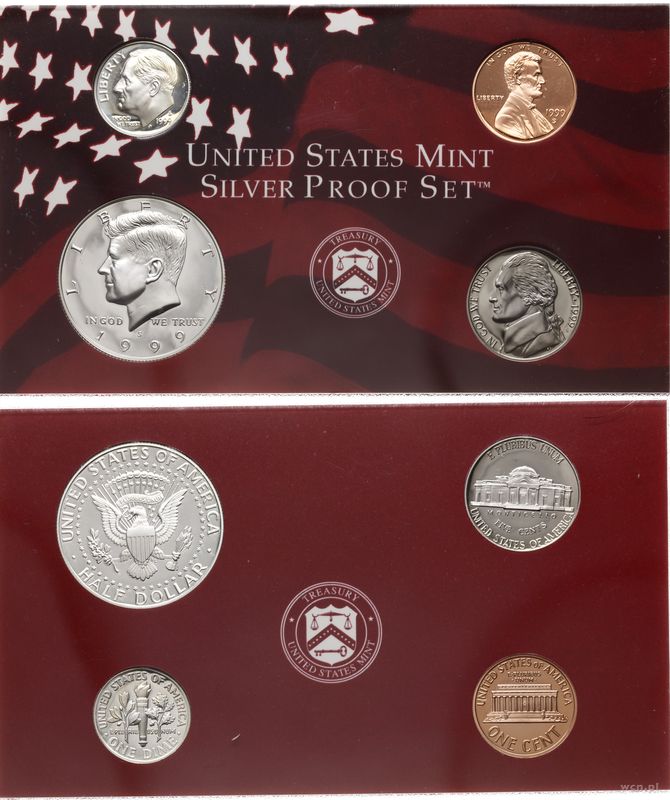 Stany Zjednoczone Ameryki (USA), zestaw rocznikowy, 1999