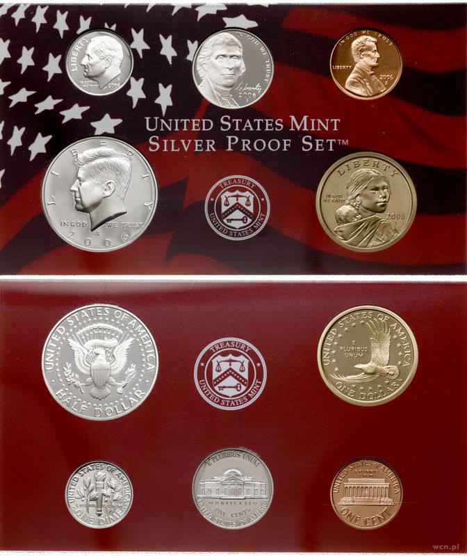 Stany Zjednoczone Ameryki (USA), zestaw rocznikowy, 2006