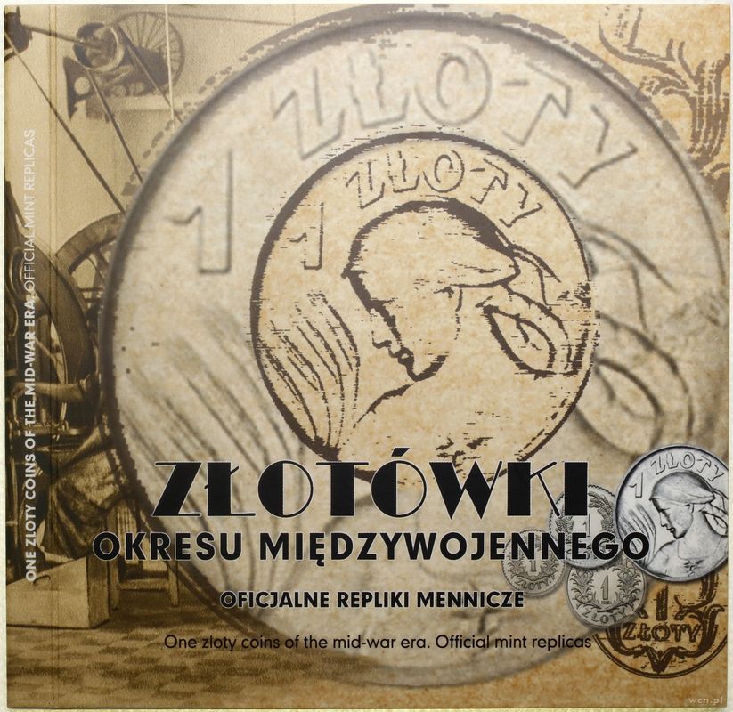 Polska, zestaw Mennicy Państwowej - oficjalne repliki złotówki okresu międzywojennego, 2006