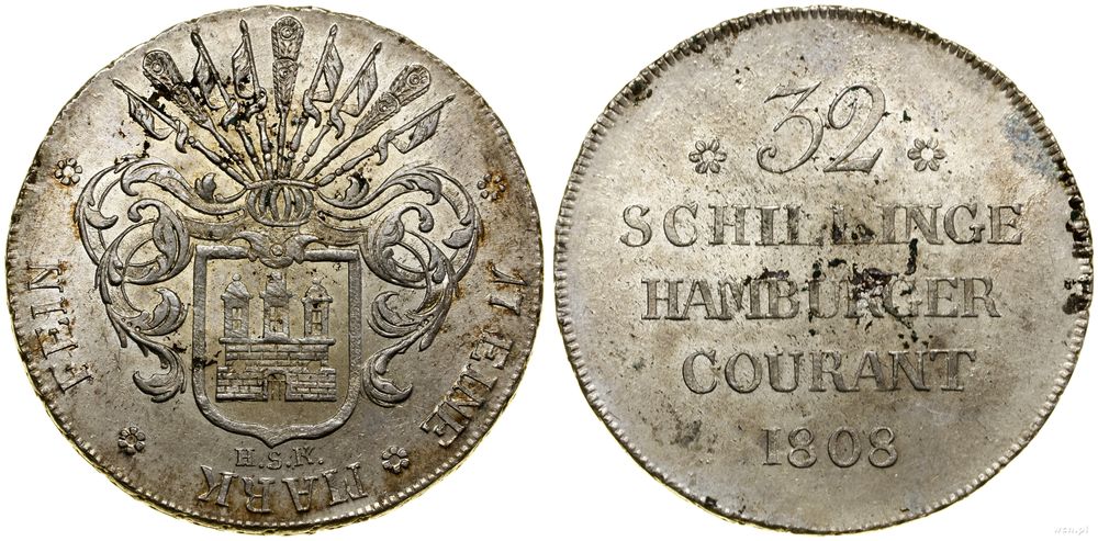 Niemcy, 32 szylingi, 1808 HSK