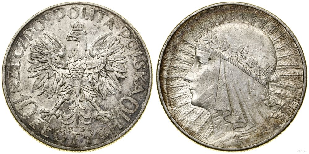 Polska, 10 złotych, 1932