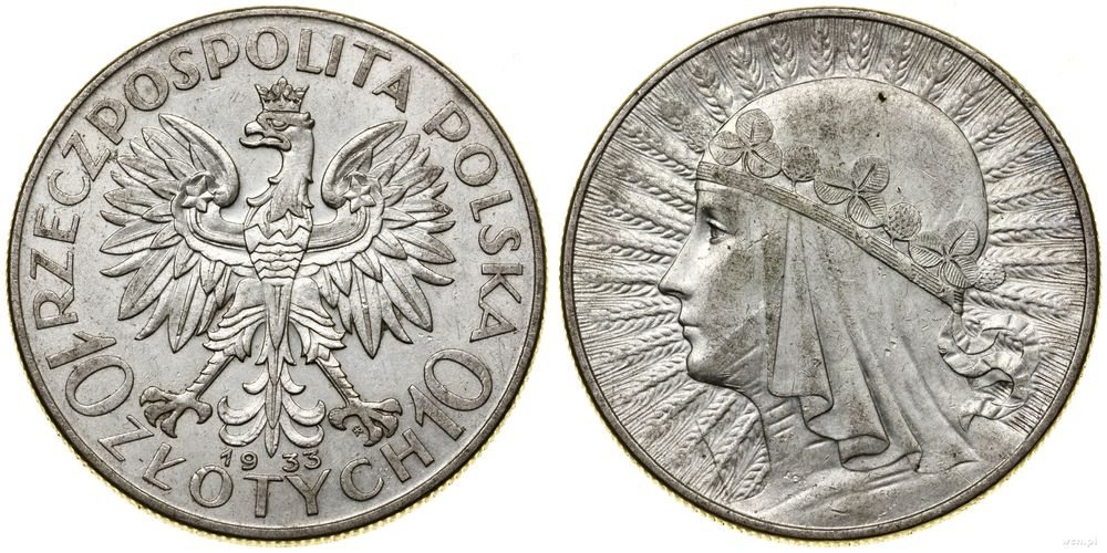 Polska, 10 złotych, 1933