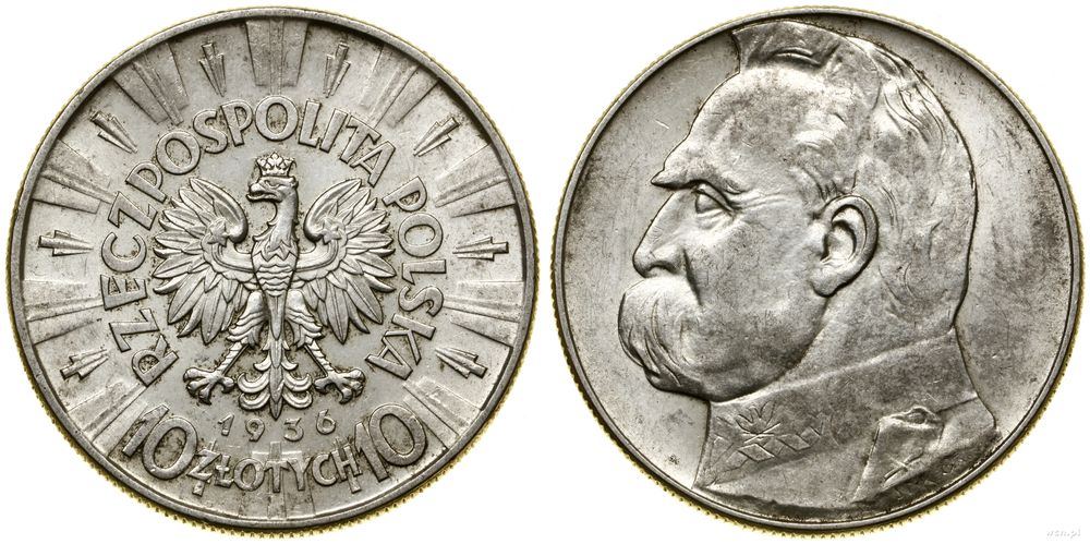 Polska, 10 złotych, 1936