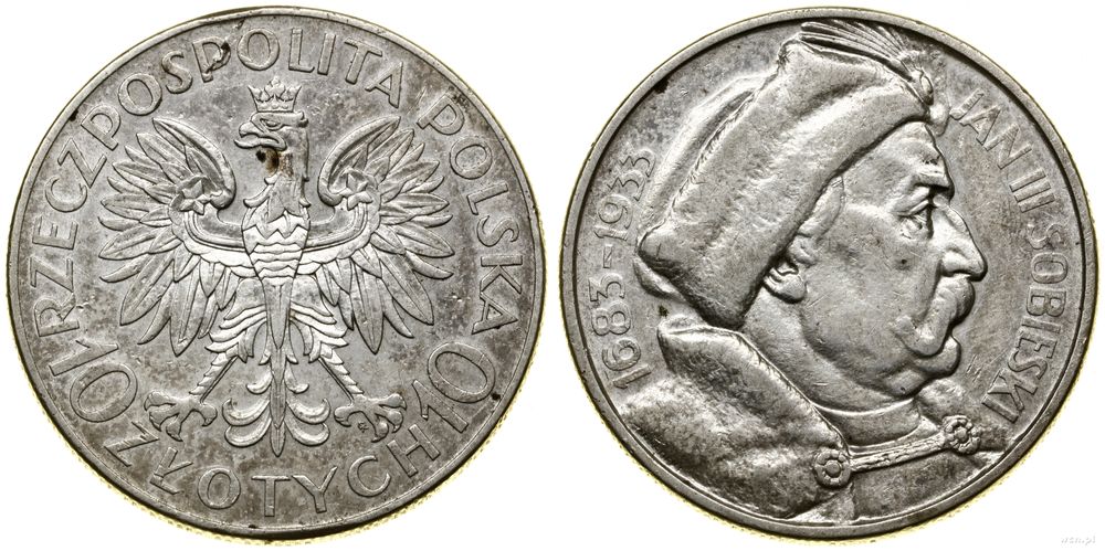 Polska, 10 złotych, 1933