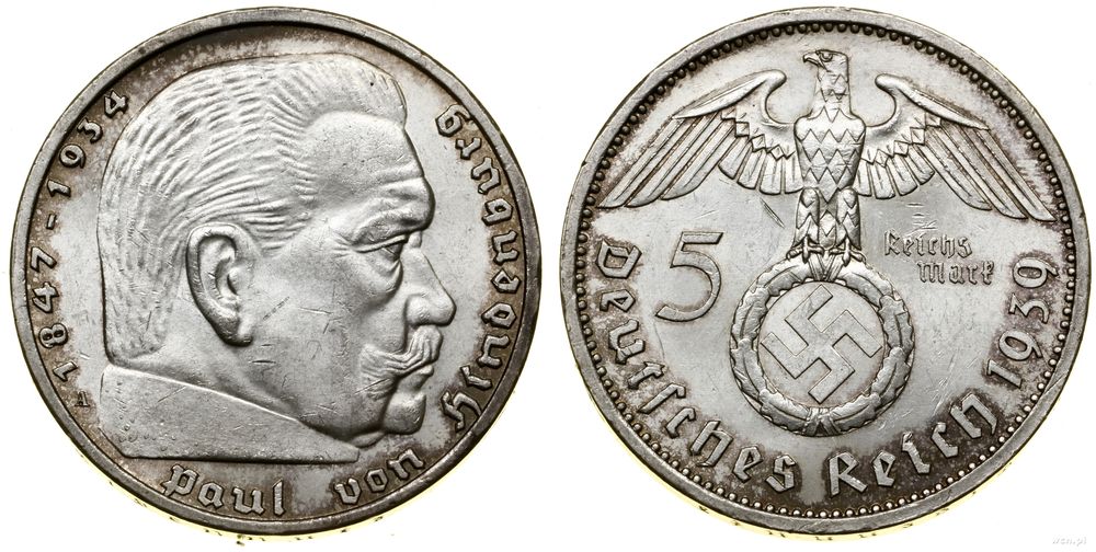 Niemcy, 5 marek, 1938 A