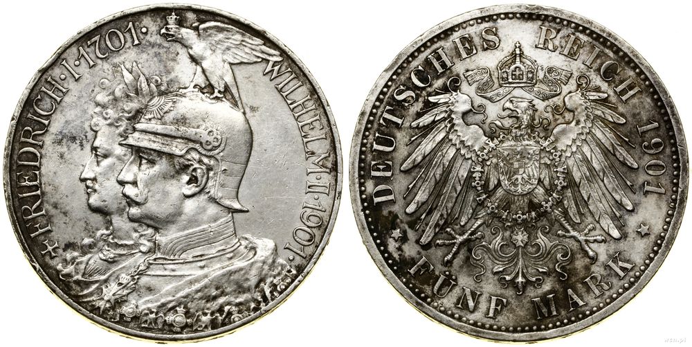 Niemcy, 5 marek, 1901 A