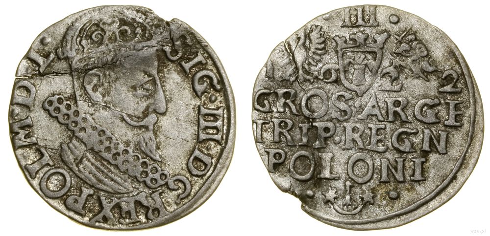 Polska, trojak, 1622