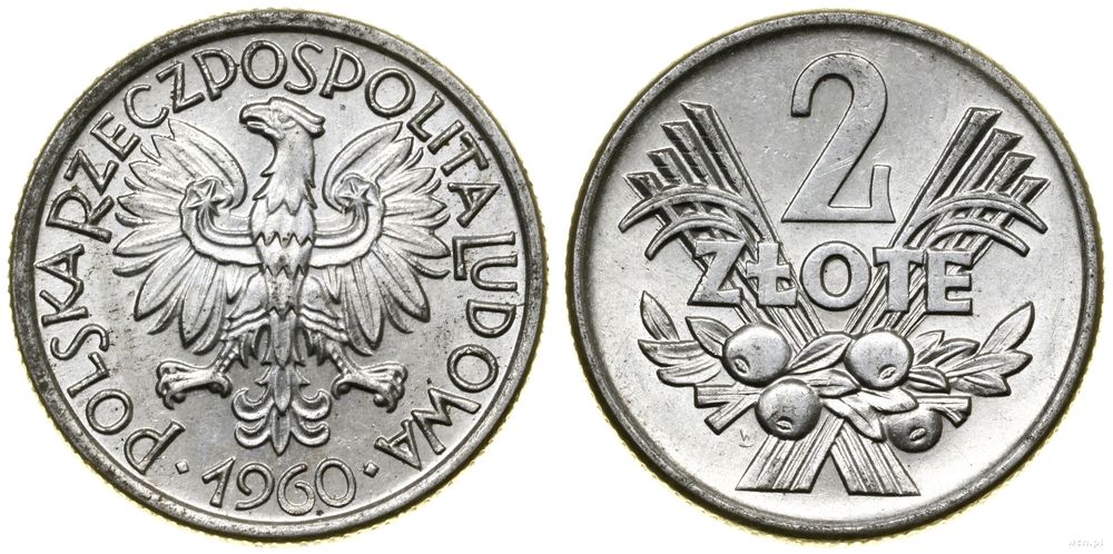 Polska, 2 złote, 1960