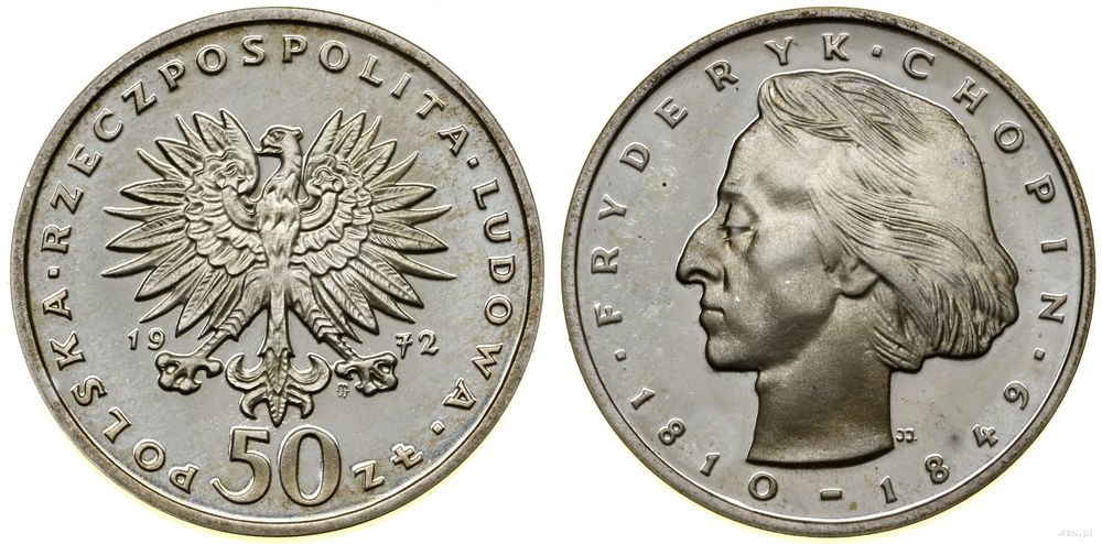 Polska, 50 złotych, 1972