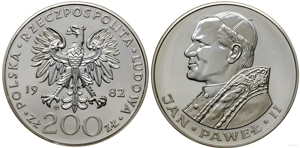 Polska, 200 złotych, 1982