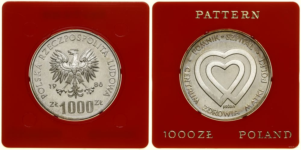 Polska, 1.000 złotych, 1986