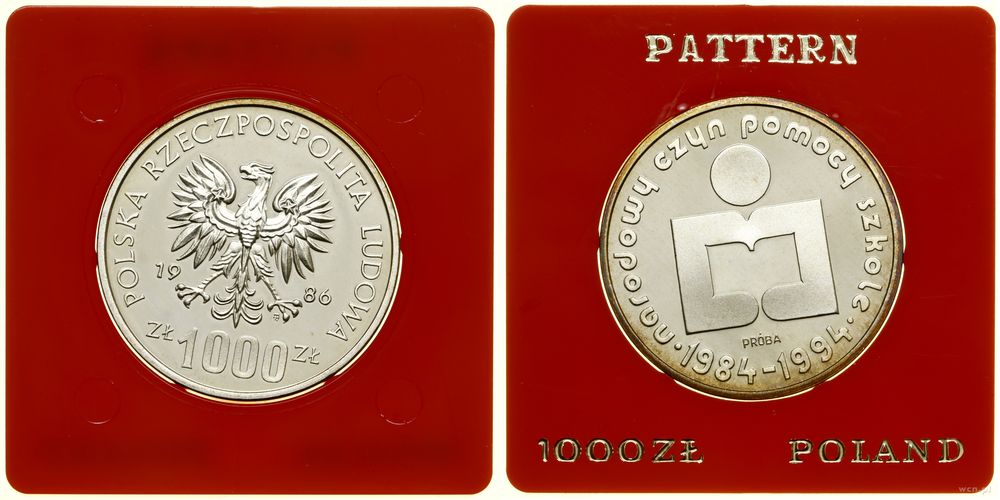 Polska, 1.000 złotych, 1986