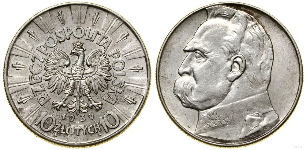 Polska, 10 złotych, 1939