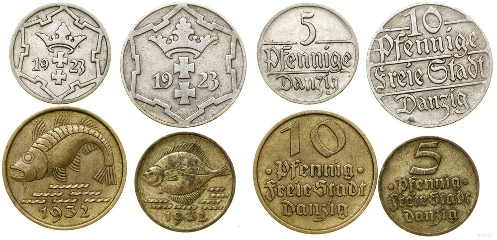 Polska, zestaw 4 monet