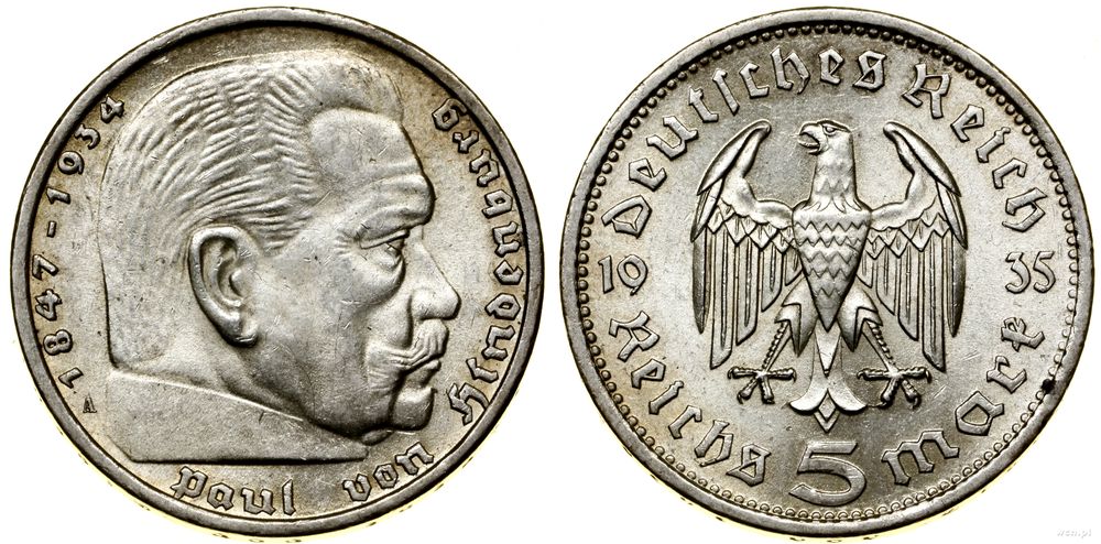 Niemcy, 5 marek, 1935 A