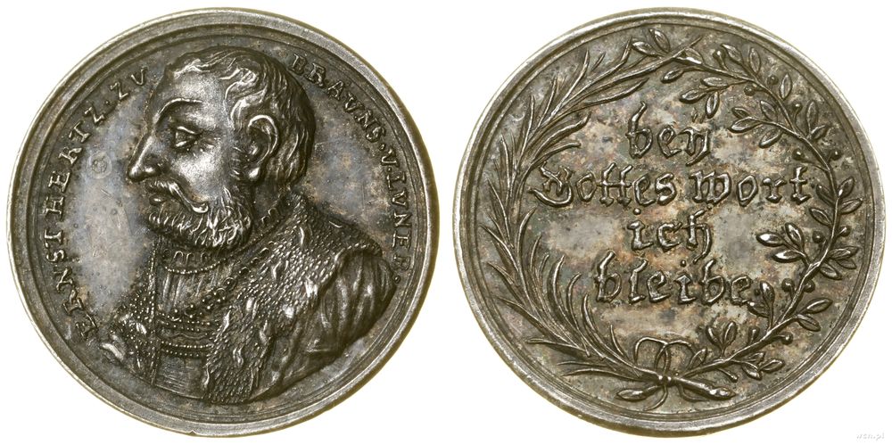 Niemcy, medal upamiętniający 200. rocznicę podpisania Konfesji Augsburskiej, bez daty (1730)