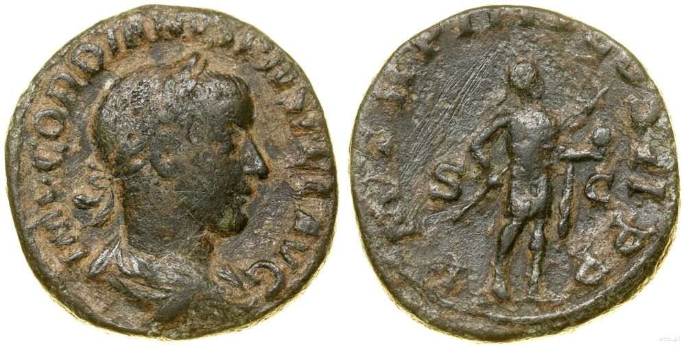 Cesarstwo Rzymskie, sestercja, 241-243