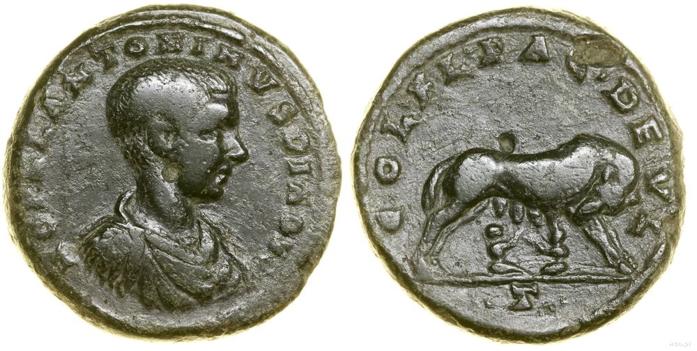 Rzym prowincjonalny, brąz, (217–218)