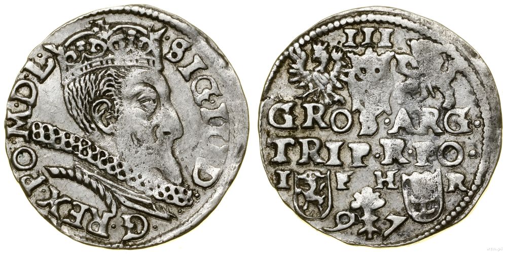 Polska, trojak, 1597