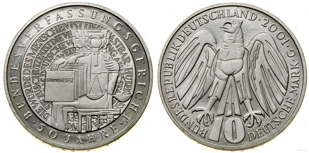 Niemcy, 10 marek, 2001 G