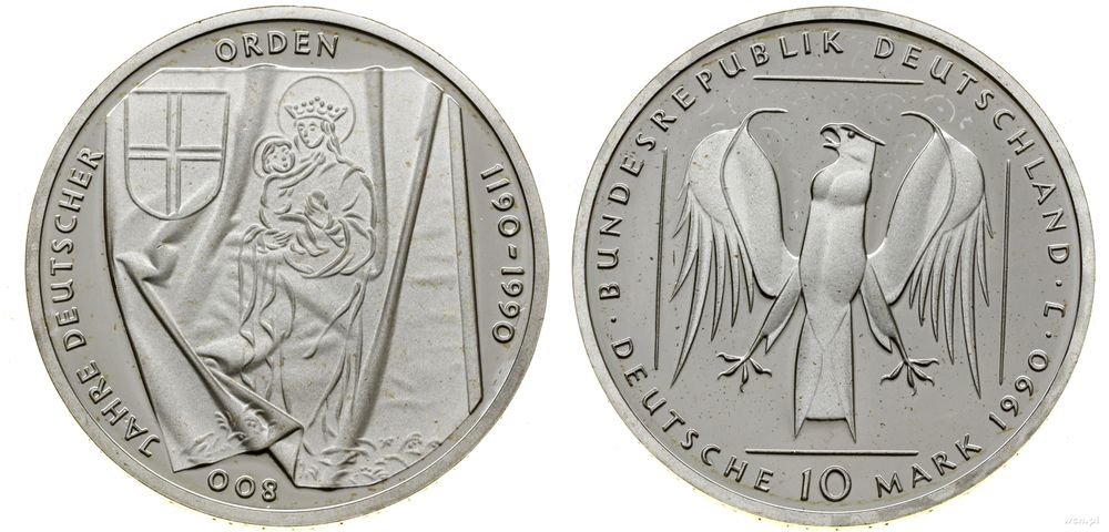 Niemcy, 10 marek, 1990 J
