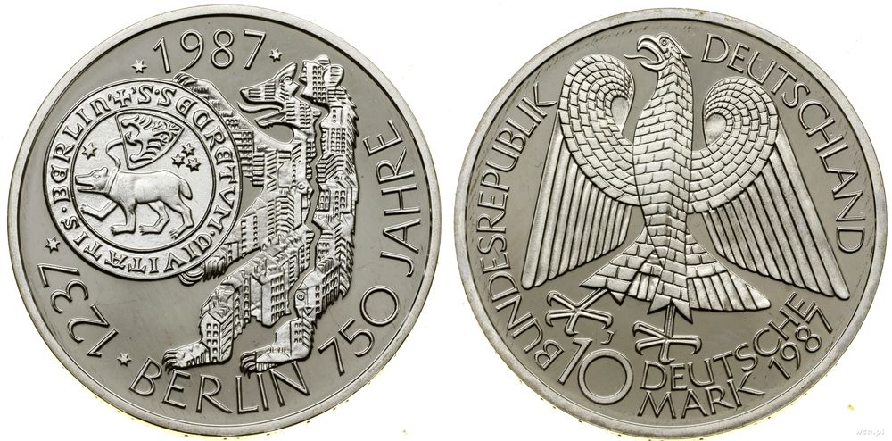 Niemcy, 10 marek, 1987 J