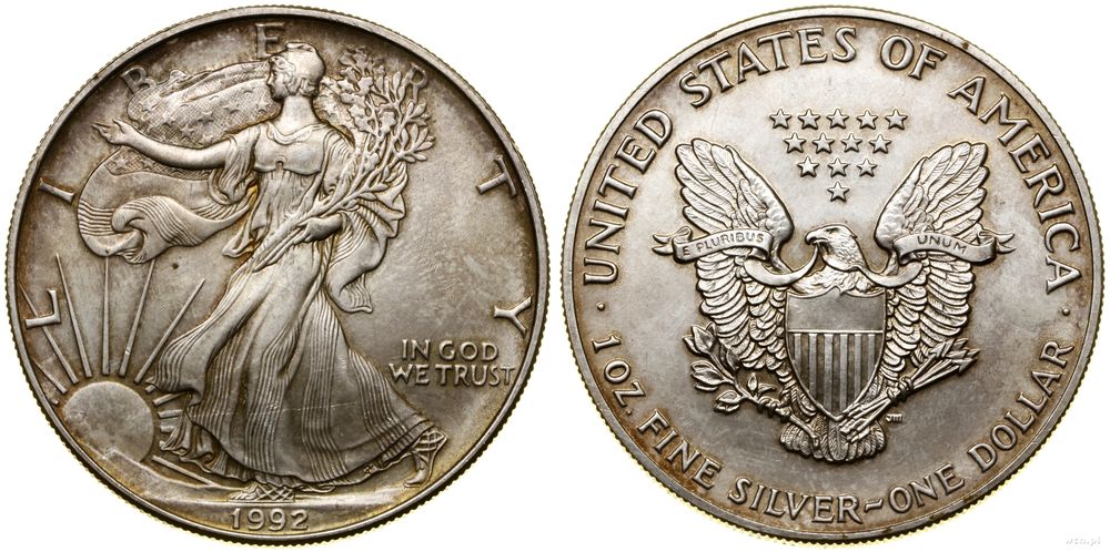 Stany Zjednoczone Ameryki (USA), 1 dolar, 1992