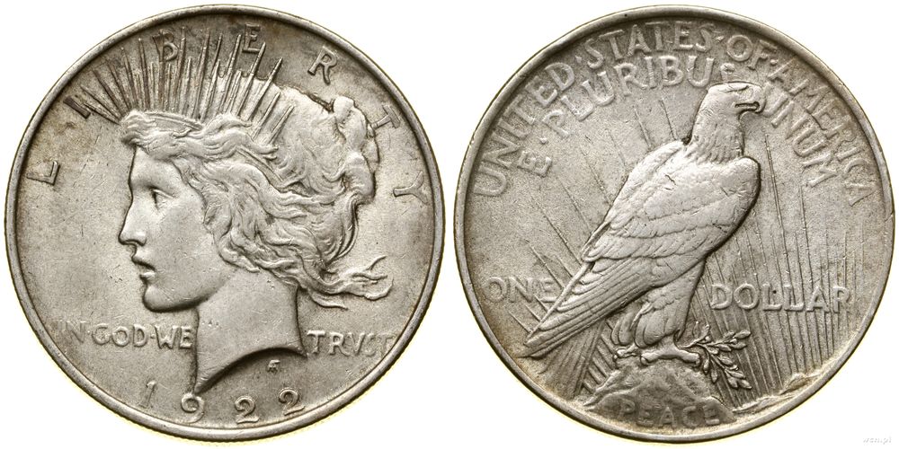Stany Zjednoczone Ameryki (USA), 1 dolar, 1922