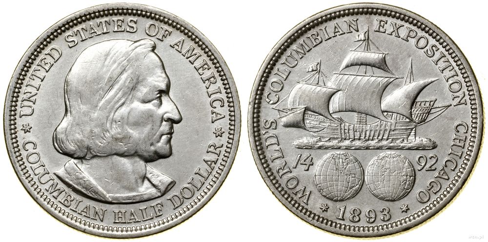 Stany Zjednoczone Ameryki (USA), 1/2 dolara (50 centów), 1893