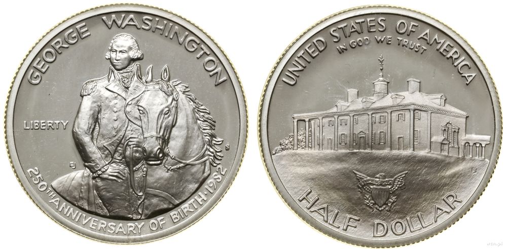 Stany Zjednoczone Ameryki (USA), 1/2 dolara (50 centów), 1982 S