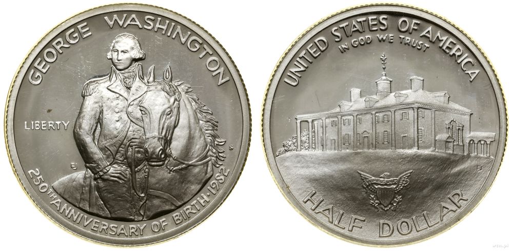 Stany Zjednoczone Ameryki (USA), 1/2 dolara (50 centów), 1982 S