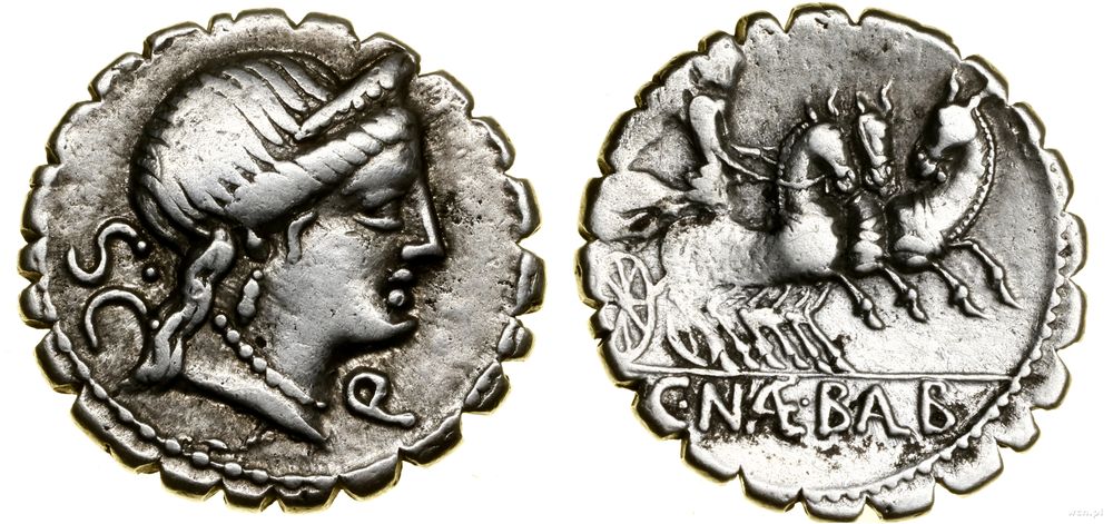 Republika Rzymska, denar serratus, 79 pne