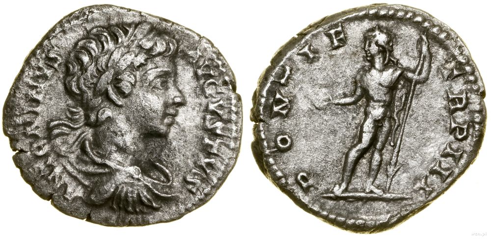 Cesarstwo Rzymskie, denar, (200)